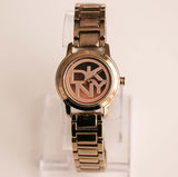وارتفع الذهب DKNY ساعة الكوارتز للنساء | ساعة مصممة خمر