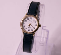 Classico Timex Orologio indiglo per donna cinghia di orologio in pelle blu