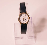 Classique Timex Indiglo montre pour les femmes en cuir bleu montre Sangle