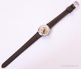 Silver-tone Tiny Mechanical Timex Watch for Women | Vintage Timex Watch
