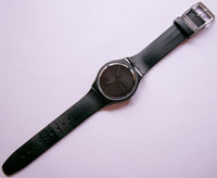2010 Swatch SUOB702 BLACK REBEL Watch | Black Swatch New Gent Watch