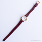 Pequeño tono de oro Timex reloj para damas | Elegante reloj de pulsera vintage