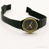 Bassel negro vintage reloj para damas | Reloj de pulsera retro de los 90