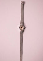 1980s Timex ساعة ميكانيكية للنساء سوار الصلب