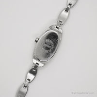 Vintage Silver-tone Watch for Her | Stainless Steel Watch by Espirit