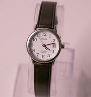 Tono argento Timex Data indiglo orologio per donne CR 1216 cella