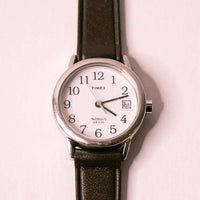 Tono argento Timex Data indiglo orologio per donne CR 1216 cella