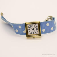 Vintage Rectangular Ladies Watch by Gruen | 90s Gold-tone Watch