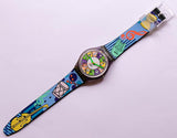 1994 CHEERLEADER GV107 Swiss Swatch Watch | 90s Fun Colorful Swatch