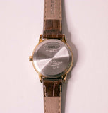 Jahrgang Timex Indiglo -Datum Uhr Für Frauen braun Uhr Gurt
