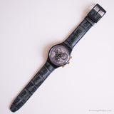1992 Swatch SCN104 zeitlose Zone Uhr | Box und Papiere Swatch Chrono