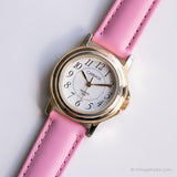 Carrozza vintage di Timex Orologio da donna | Orologio con cinturino rosa per lei