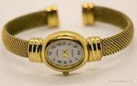 Vintage Elegant Gruen Watch for Her | Gold-tone Luxury Wristwatch