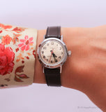 Silver-tone Tiny Mechanical Timex Watch for Women | Vintage Timex Watch