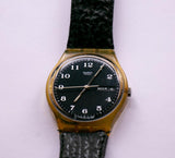 1996 Vintage Swatch GK716 Watch | 90s Classic Black Swatch Gent Watch