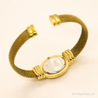 Vintage elegant Gruen Uhr für sie | Goldener Luxus-Armbanduhr