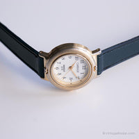 Vintage Gold-Tone Carriage Indiglo von Timex Uhr | Damenbürokleidung