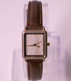 1990er rechteckige Damen Timex Ba Cell 66 t Quarz Uhr