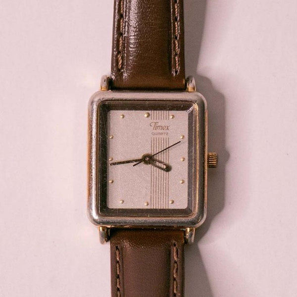 1990s Rectangular Ladies Timex BA Cell 66 T Quartz Watch