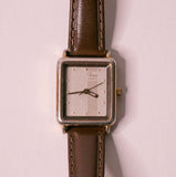 1990er rechteckige Damen Timex Ba Cell 66 t Quarz Uhr
