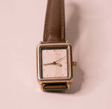 1990s Rectangular Ladies Timex BA Cell 66 T Quartz Watch