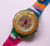 1993 SEA FLOOR SDN108 Swatch Scuba Watch | Vintage Swiss Dive Watch