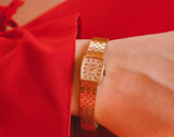 Antiguo Longines Cuarzo reloj para mujeres | Tono dorado Longines suizo reloj