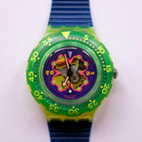 1993 Bay Breeze SDJ101 Swatch Scuba reloj | 90S SWISS DIVE reloj