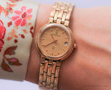 Montre à bracelet Sandoz vintage pour les dames | Quartz suisse à tons d'or montre