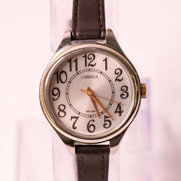 Carriaje de dos tonos por Timex Cuarzo reloj para mujeres