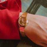 Vintage ▾ Seiko Hi-beat 2202-7009 orologio | Tono d'oro Seiko Data Guarda