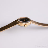 Vintage Tiny Gold-Ton Uhr für sie | Timex Damen Armbanduhr