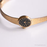 Tono de oro pequeño vintage reloj para ella | Timex Reloj de pulsera de damas
