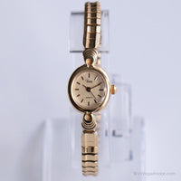 Elegante vintage Timex Guarda per lei | Orologio al quarzo in acciaio inossidabile