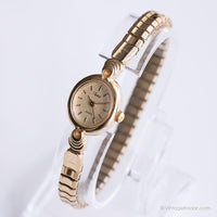 Cosecha elegante Timex reloj para ella | Cuarzo de acero inoxidable reloj