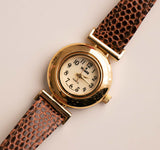 Visage vintage de ton or montre | Quartz vintage montre pour femme