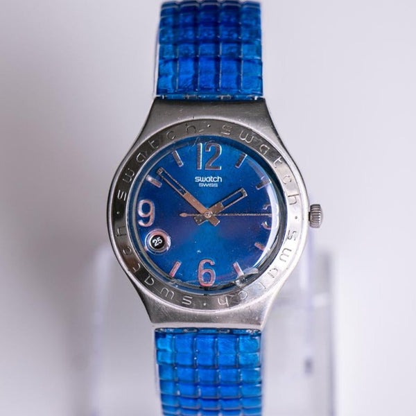 2002 OceanLane YGS427G RARE swatch Ironía reloj | Cita azul swatch reloj