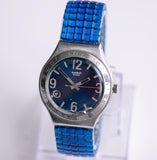 2002 Oceanlane YGS427G Selten swatch Ironie Uhr | Blaues Datum swatch Uhr