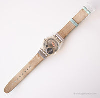 2005 Swatch GE160 WOMAN IN BLUE Watch | Vintage Floral Swatch Watch