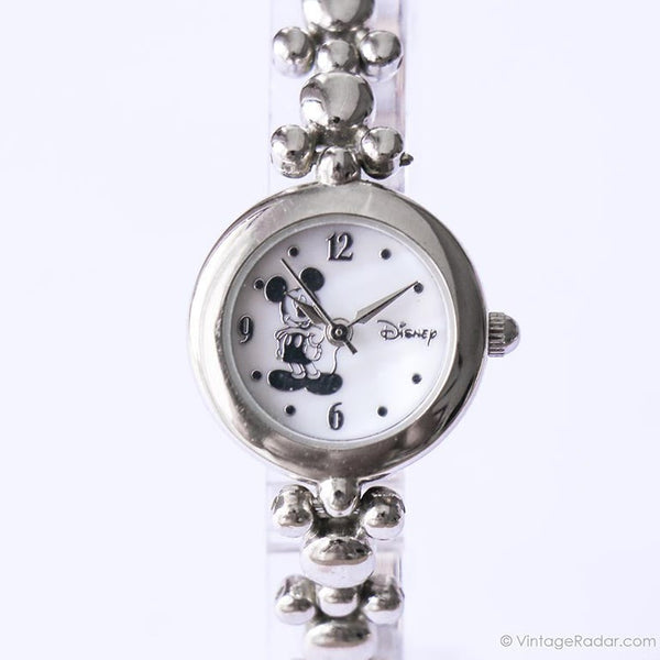 Muy delgado Mickey Mouse Minimalista reloj para mujeres y niñas