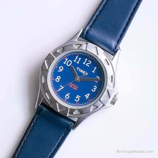 كلاسيكي Timex إنديجلو مشاهدة لها | ساعة الاتصال الهاتفي الأزرق
