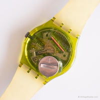1991 Swatch GZ117 Flaeck Watch | Stampa di mucca Swatch con scatole e documenti