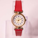 Chariot de ton doré quartz élégant montre pour les femmes vintage