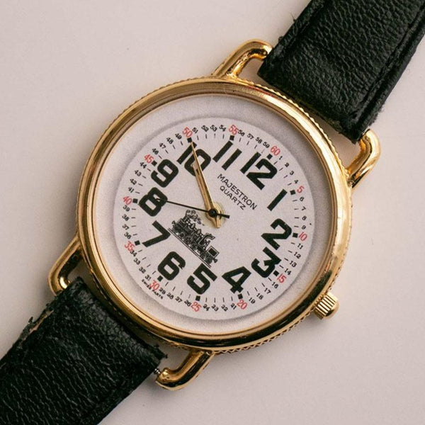 Majestron de oro Vintage reloj | Mejores relojes de cuarzo