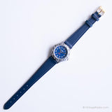 Jahrgang Timex Indiglo Uhr für sie | Blaues Zifferblatt Armbanduhr