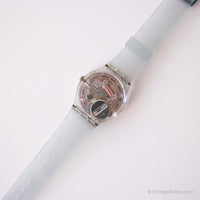 2001 Swatch GV113 Profundo reloj | Negro vintage Swatch Caballero