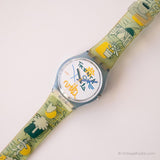 Vintage 1997 Swatch Gn175 Trenta Ore par la Vita montre