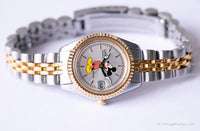 Zweifarbig Lorus V827 1164 R2 Mickey Mouse Uhr für Frauen