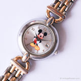 Zwei Ton Seiko Mickey Mouse Disney Uhr Für Frauen selten