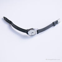 Vintage Silber-Ton Timex Uhr für sie | Tiny Office Armbanduhr